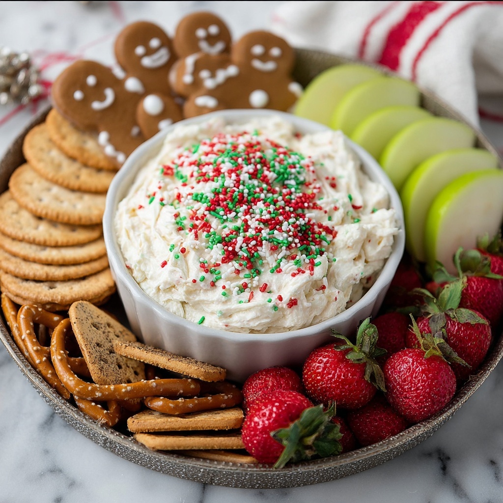 Christmas Cookie Dough Dip Recipe - Recipe Image