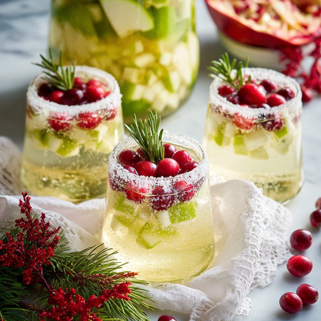 White Christmas Sangria Recipe - Recipe Image