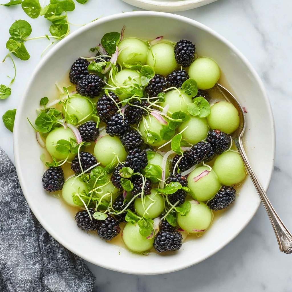 Honeydew Blackberry Salad Recipe - Recipe Image