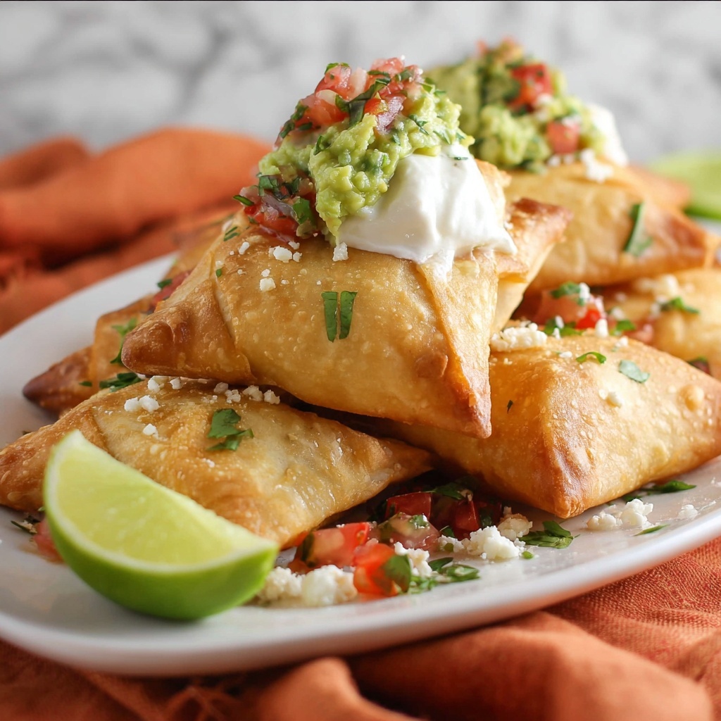 Chicken, Tomatillo, and Chipotle Chimichangas Recipe - Recipe Image