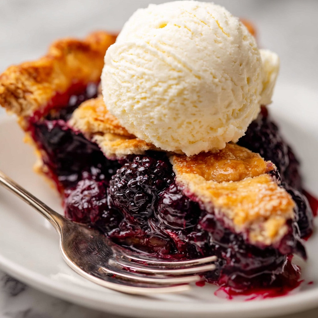 Grandma Georgia's Blackberry Pie Recipe - Recipe Image
