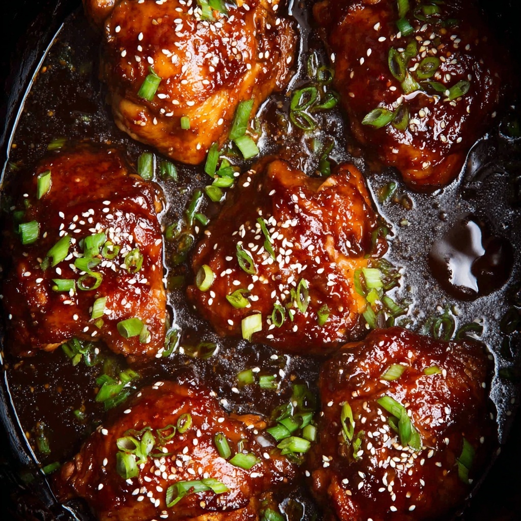 Crock Pot Honey Garlic Chicken Recipe - Recipe Image