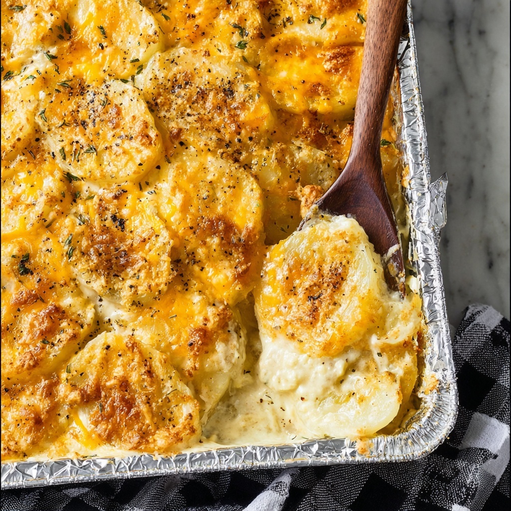 Sheet Pan Scalloped Potatoes Recipe - Recipe Image