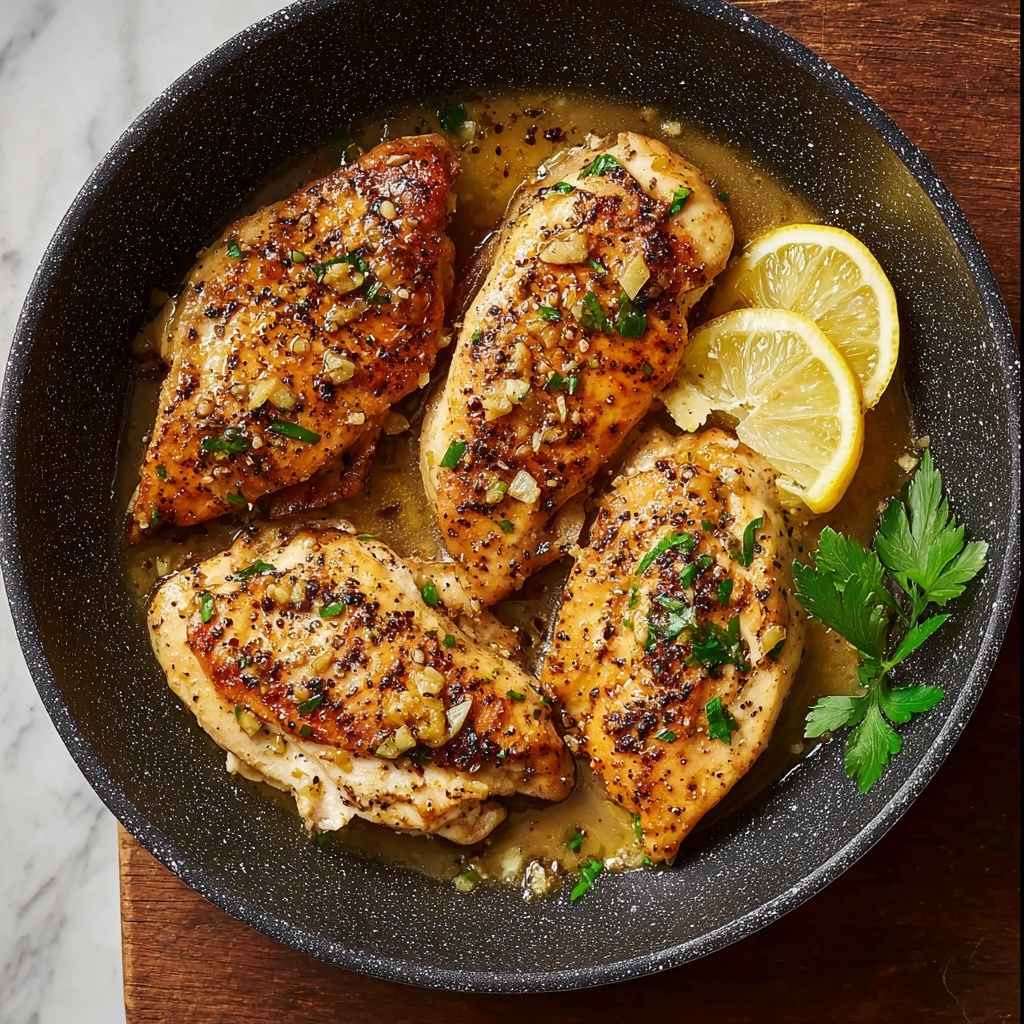 Lemon Pepper Chicken with Lemon Caper Sauce Recipe - Recipe Image