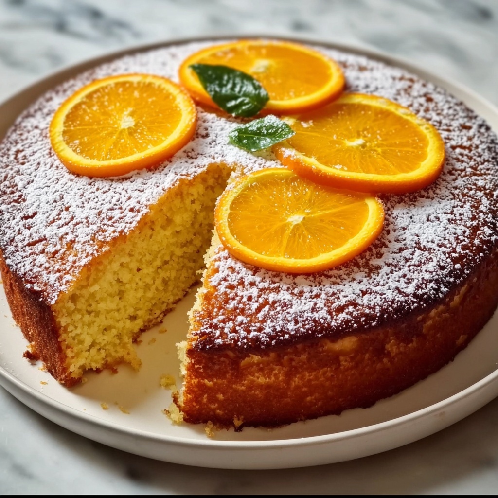 Orange Cardamom Olive Oil Cake Recipe - Recipe Image
