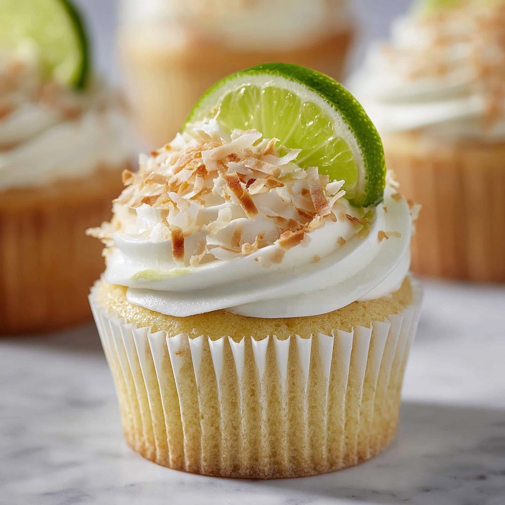 Coconut Lime Cupcakes Recipe - Recipe Image