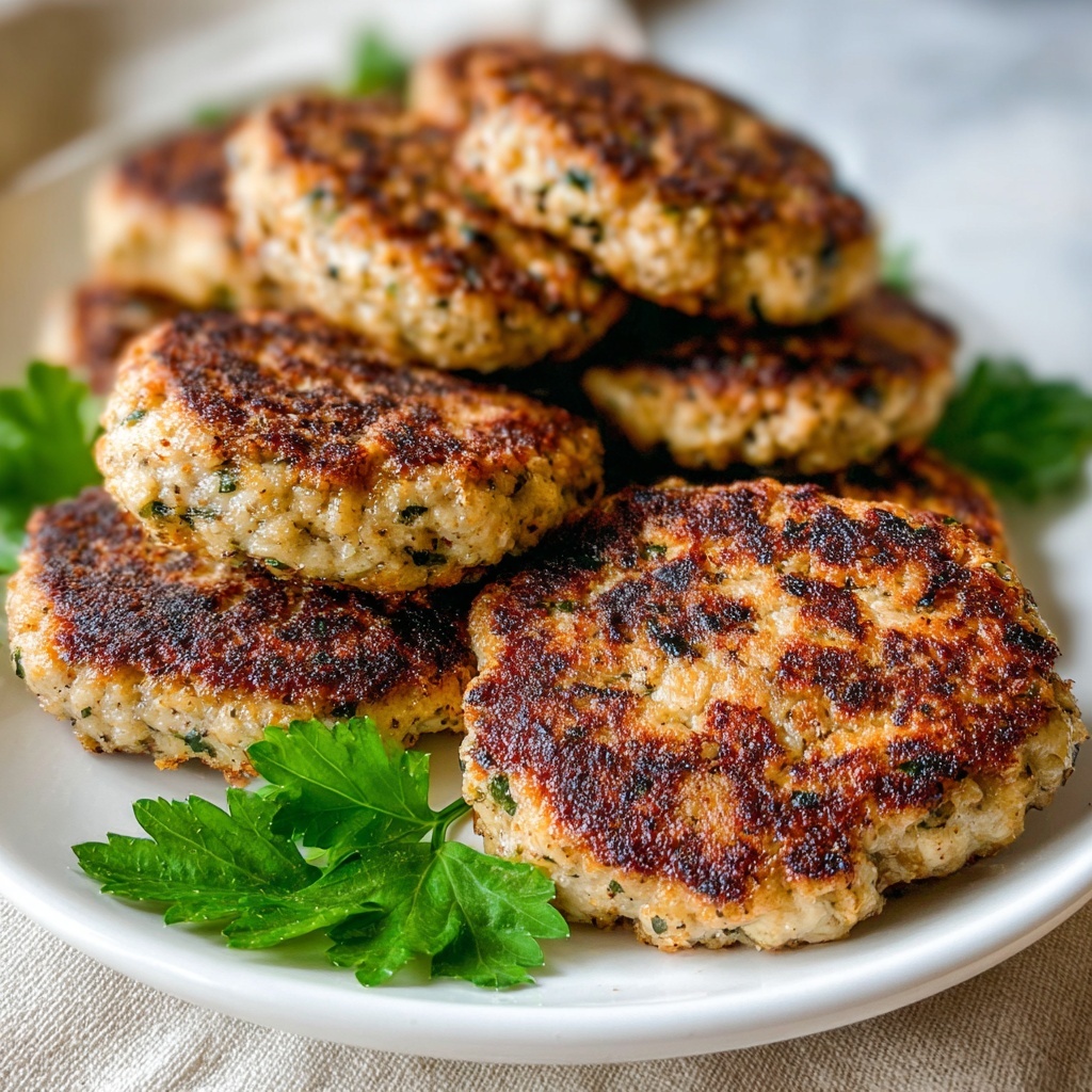 Crispy Chicken Cakes Recipe - Recipe Image