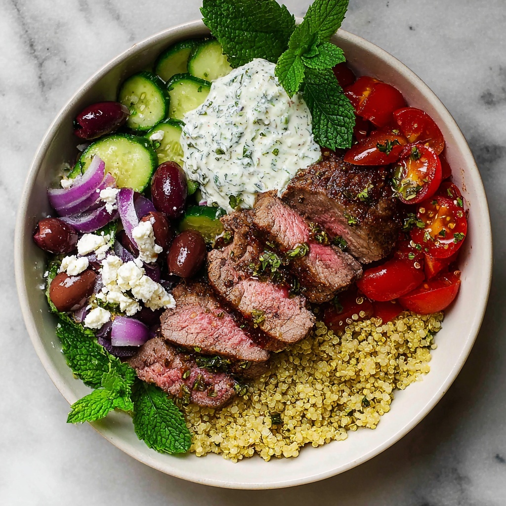 Mediterranean Steak Bowls Recipe - Recipe Image