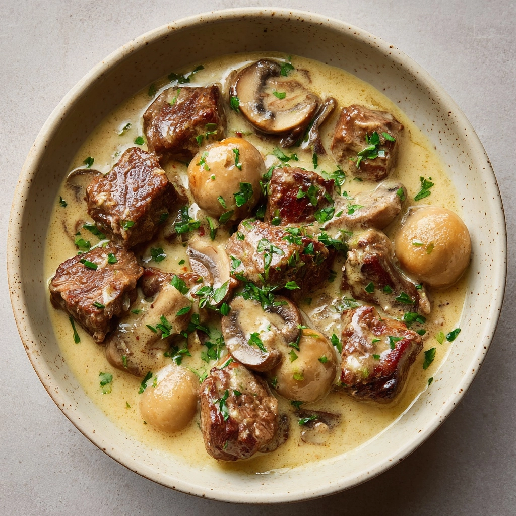 Keto Beef and Mushroom Soup Recipe - Recipe Image