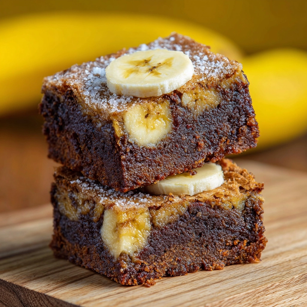 Banana Bread Brownies Recipe - Recipe Image