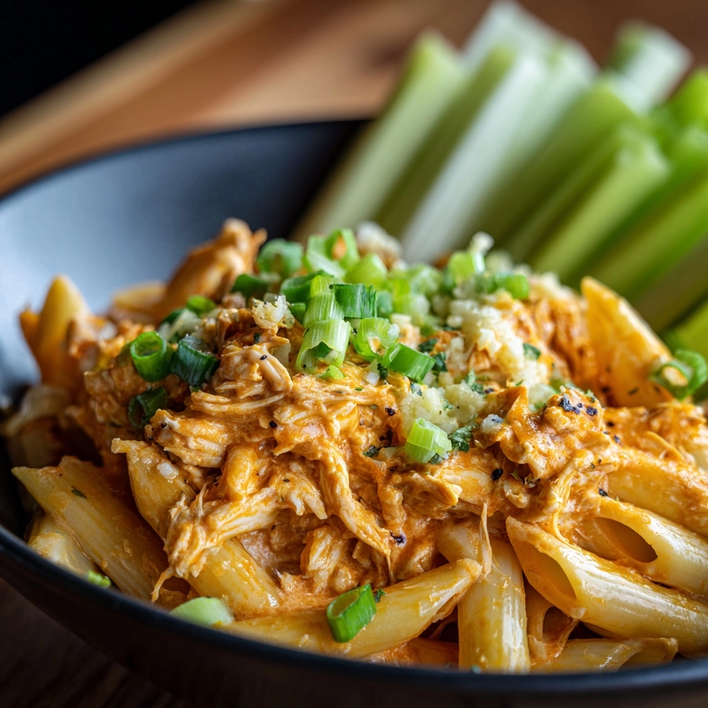 Buffalo Chicken Pasta Recipe - Recipe Image