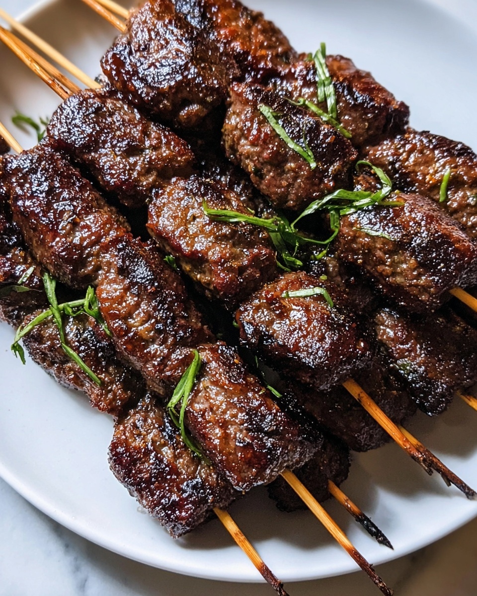 Grilled and Air-Fried Kofta Kebabs with Tzatziki and Greek Salad Recipe - Recipe Image