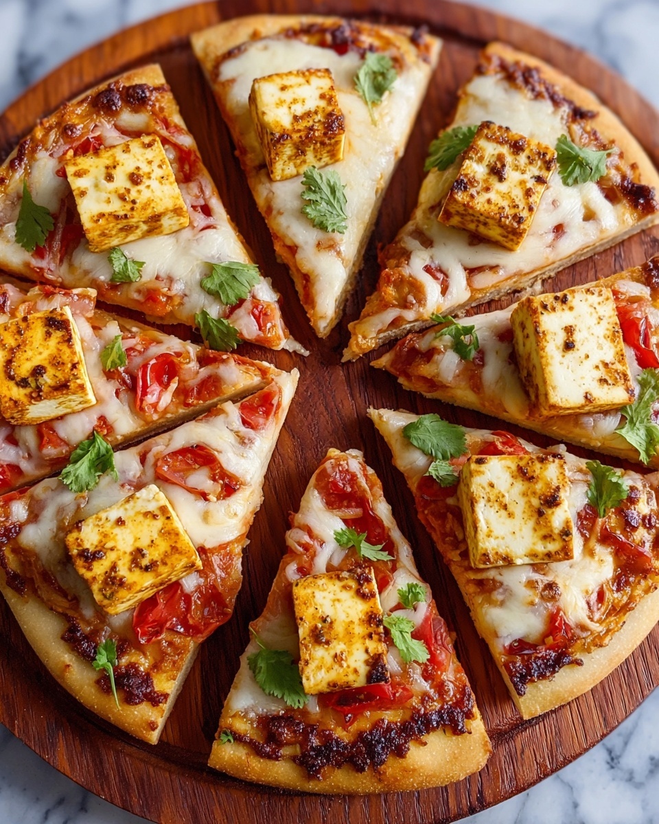 Schezwan Paneer Pizza Recipe - Recipe Image