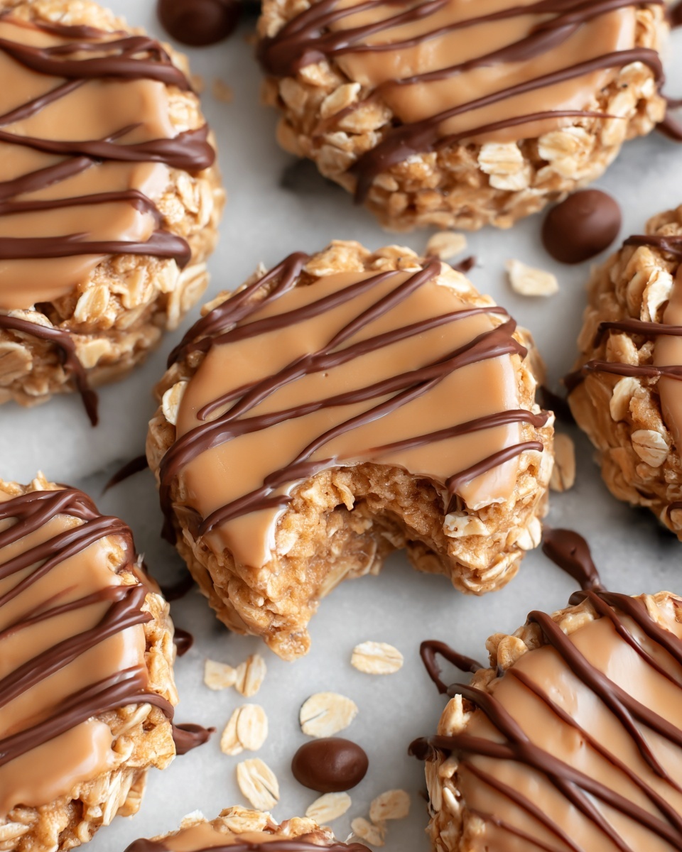 No-Bake Peanut Butter Oatmeal Cookies Recipe - Recipe Image