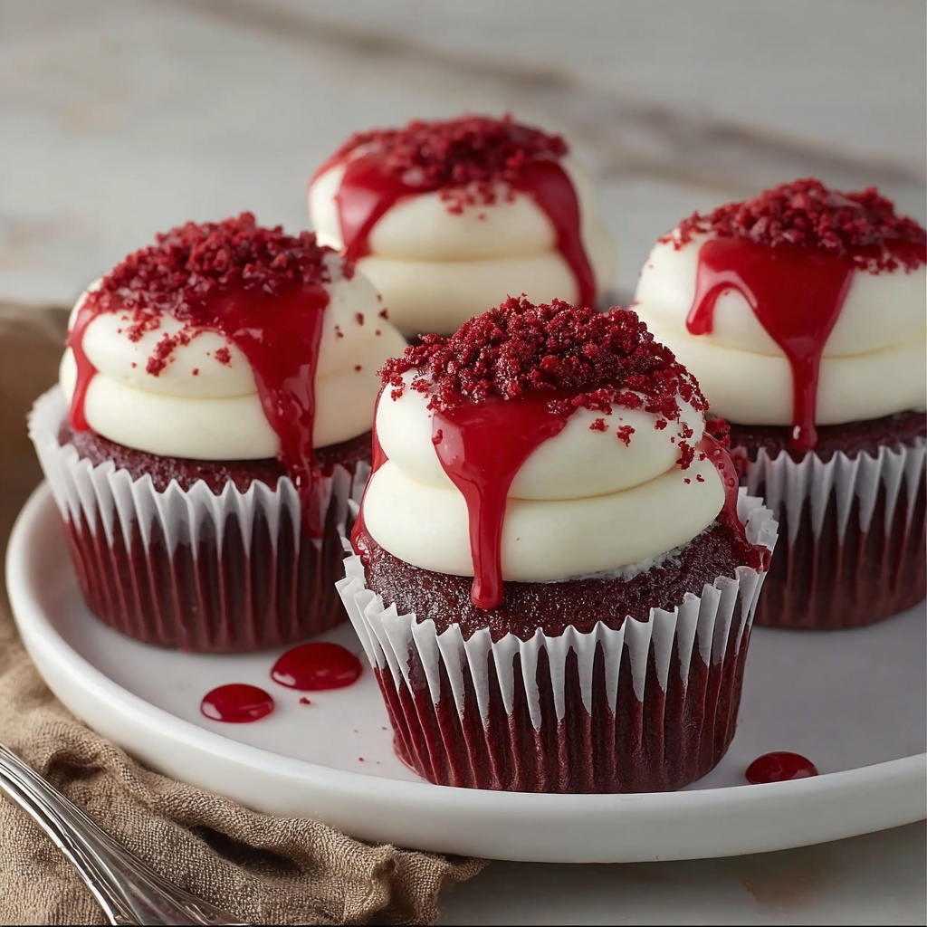 Red Velvet Crush Cupcakes Recipe - Recipe Image