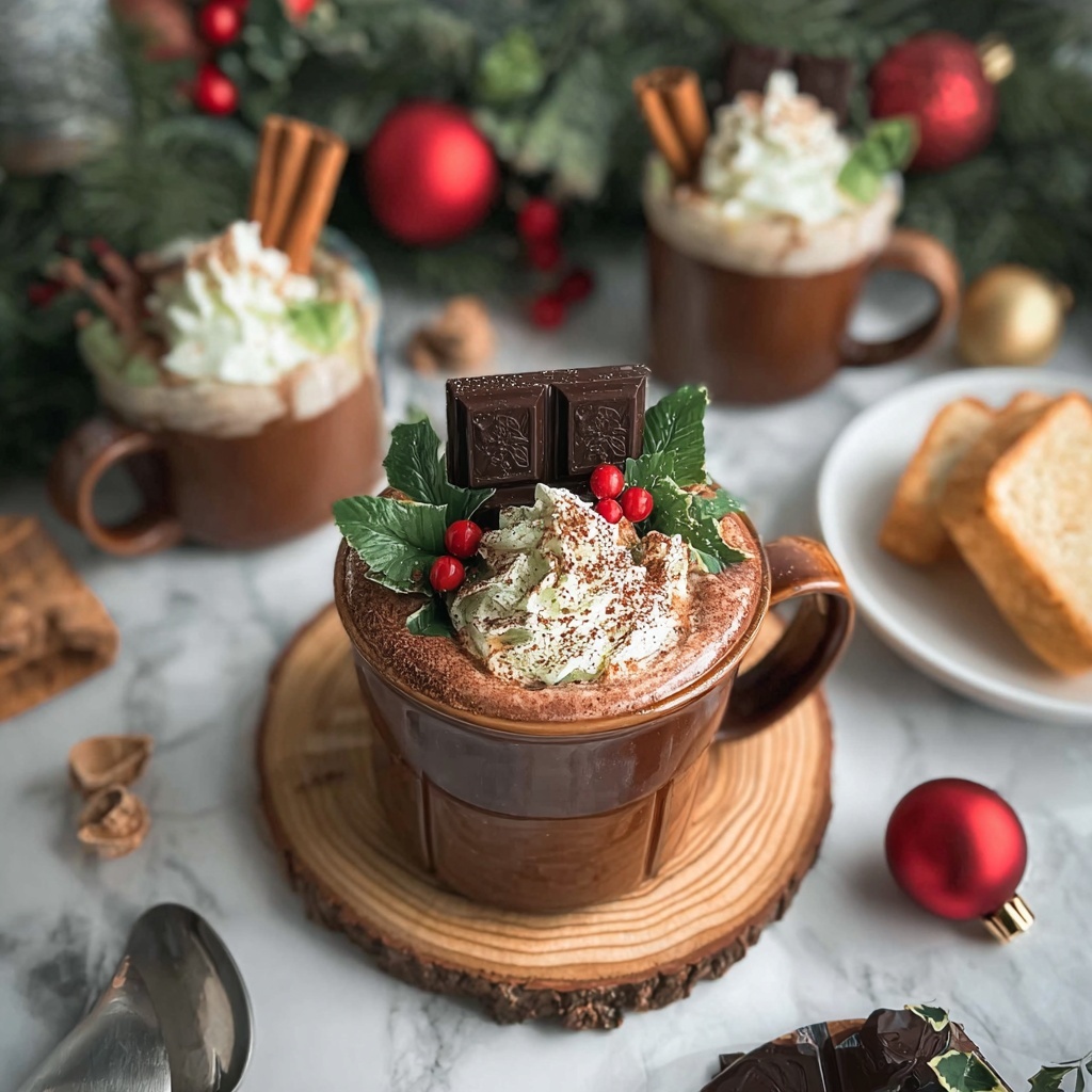 Christmas Chocolate Hot Cups Recipe - Recipe Image