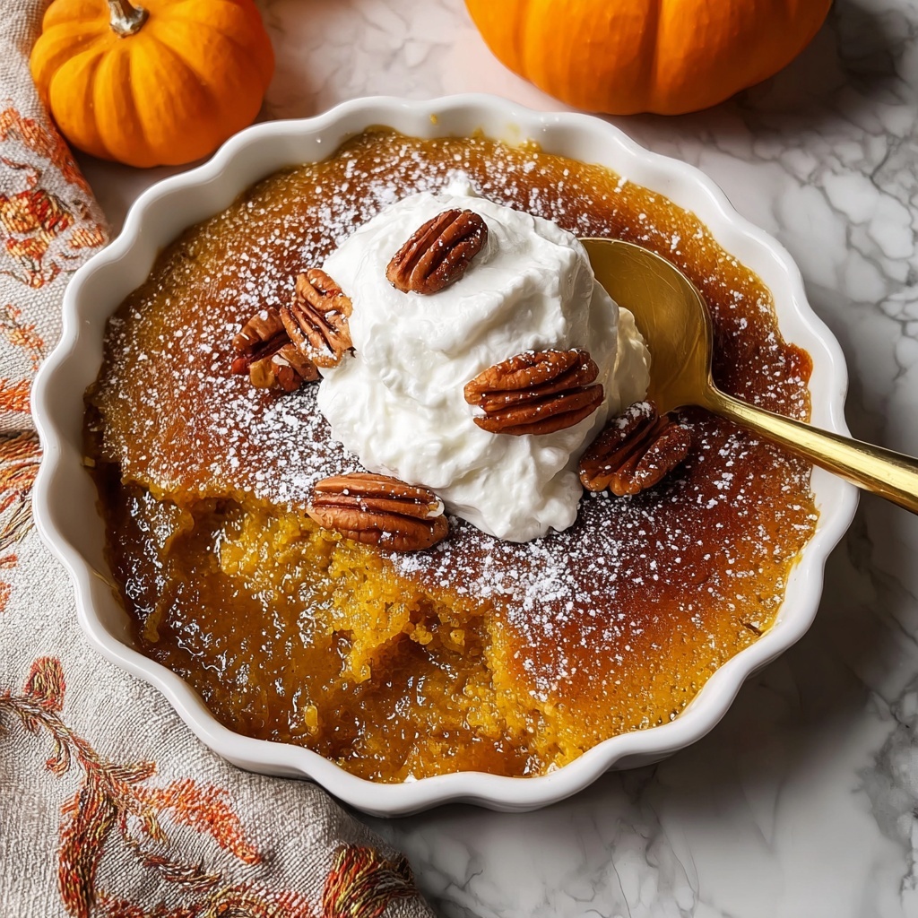 Warm Spiced Baked Pumpkin Cobbler Recipe - Recipe Image