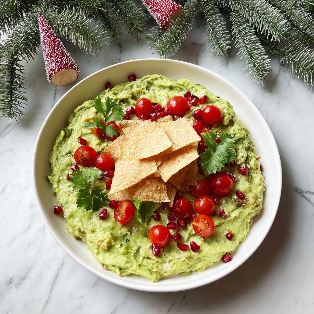 Christmas Guacamole Recipe - Recipe Image
