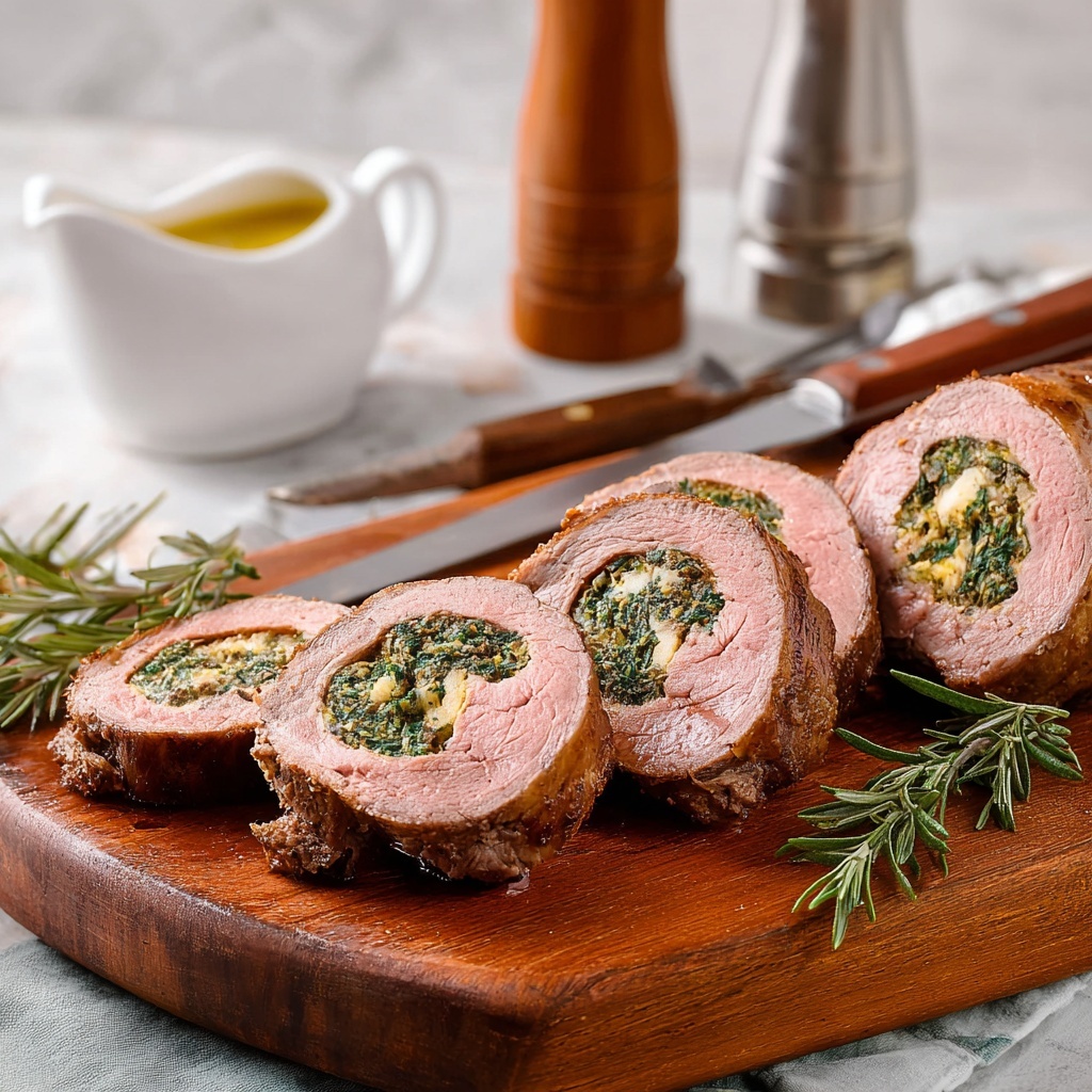 Best Christmas Stuffed Beef Tenderloin Recipe - Recipe Image