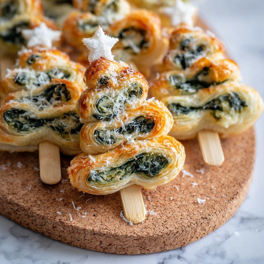 Spinach and Cheese Christmas Tree Appetizer Recipe - Recipe Image