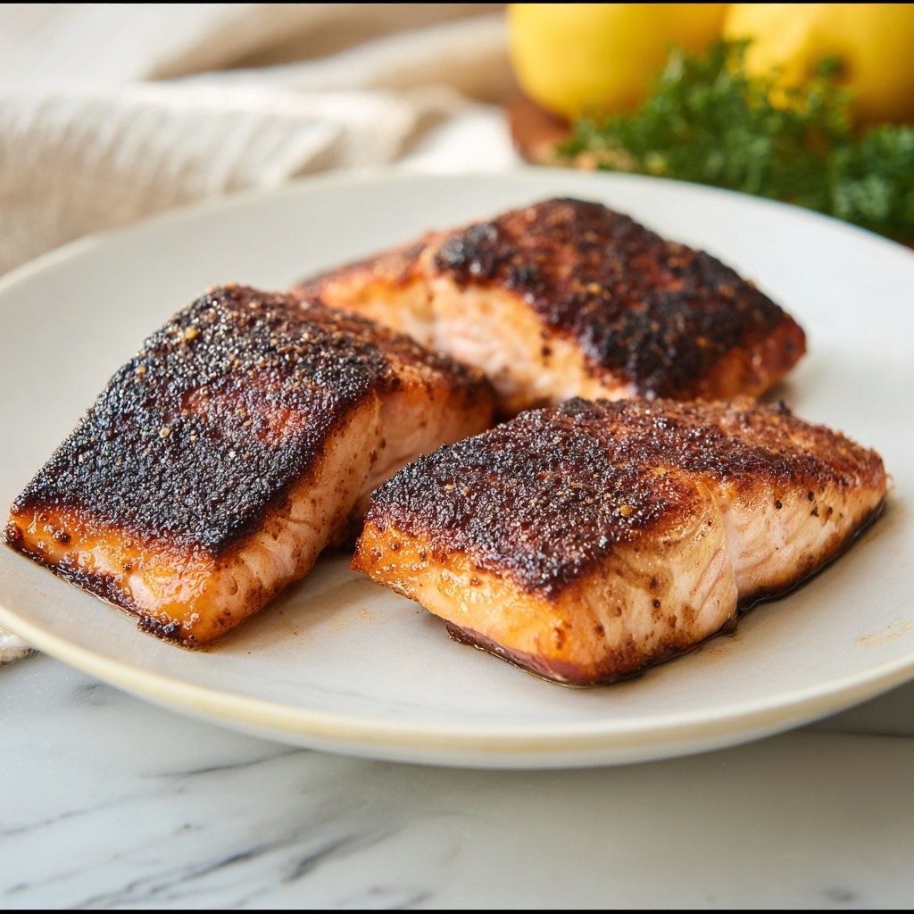 Christmas Seared Salmon with Lemon Dill Sauce Recipe - Recipe Image