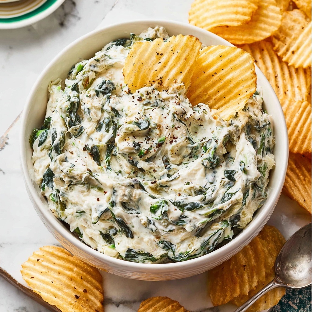 Christmas Crockpot Spinach Artichoke Dip Recipe - Recipe Image