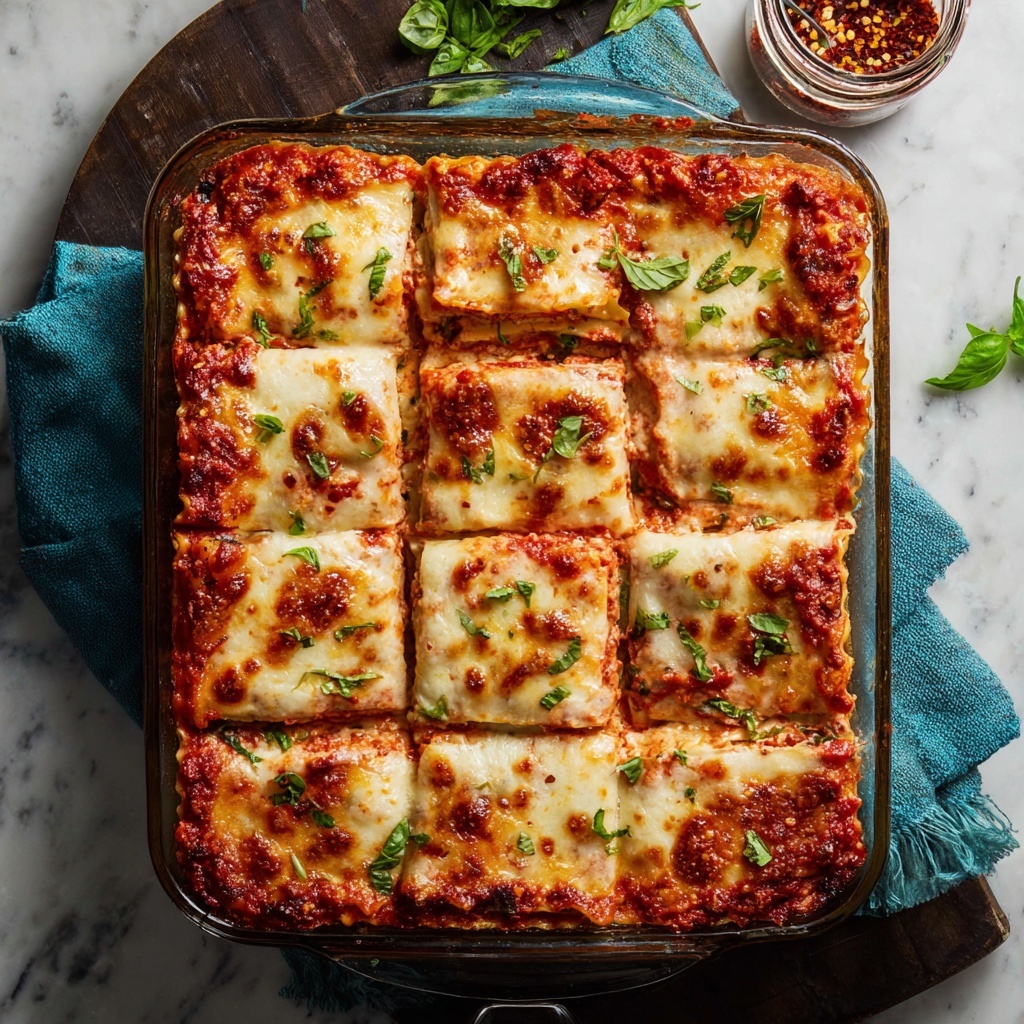 Christmas Roasted Vegetable Lasagna Recipe - Recipe Image