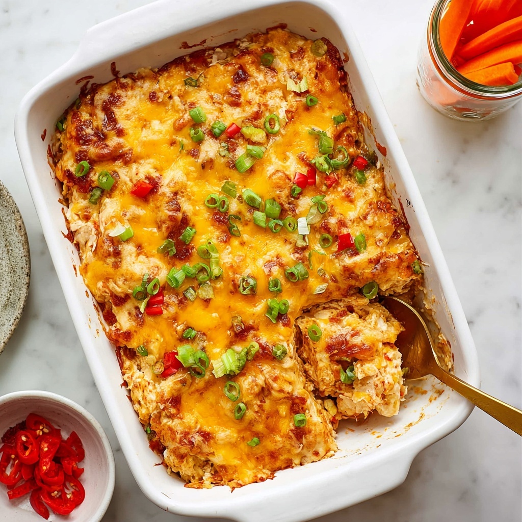 Christmas Healthy Buffalo Chicken Dip Recipe - Recipe Image