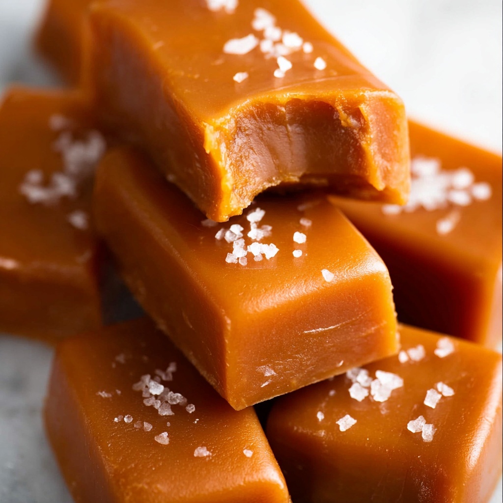 Soft Homemade Caramels Recipe - Recipe Image