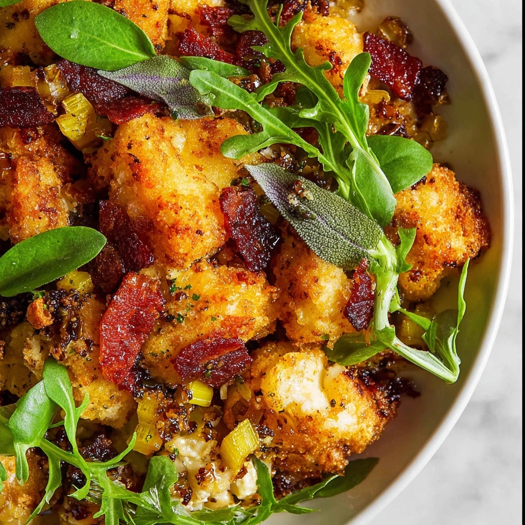 Bacon Cornbread Stuffing Recipe - Recipe Image