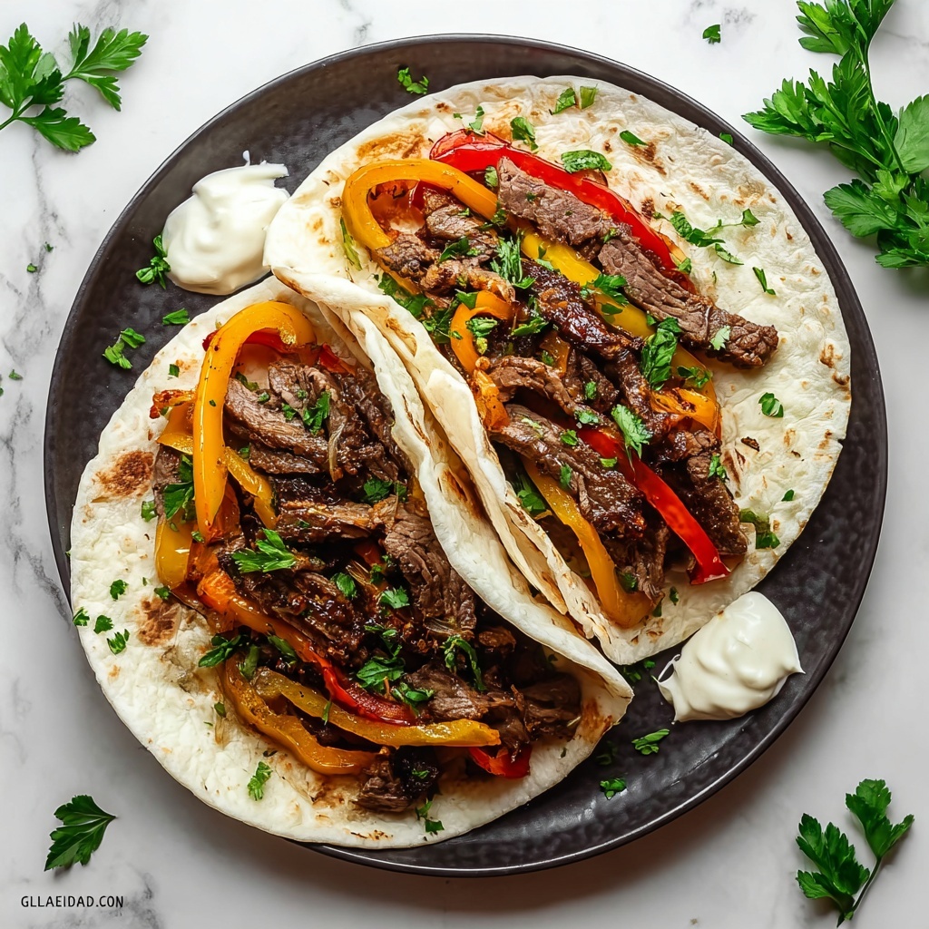 Crispy Philly Cheesesteak Grilled Wraps Recipe - Recipe Image