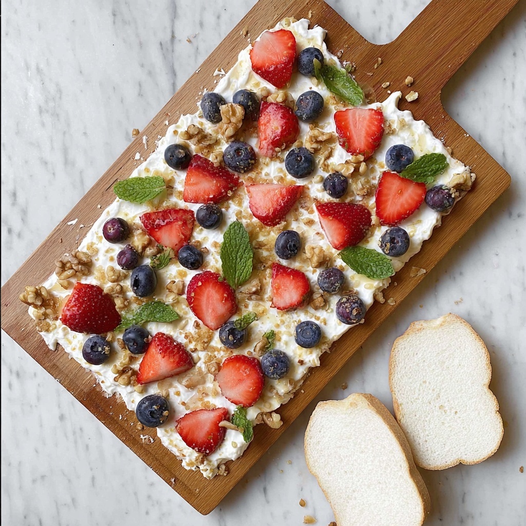 Butter Board with Strawberries, Blueberries, Walnuts, and Honey Recipe - Recipe Image