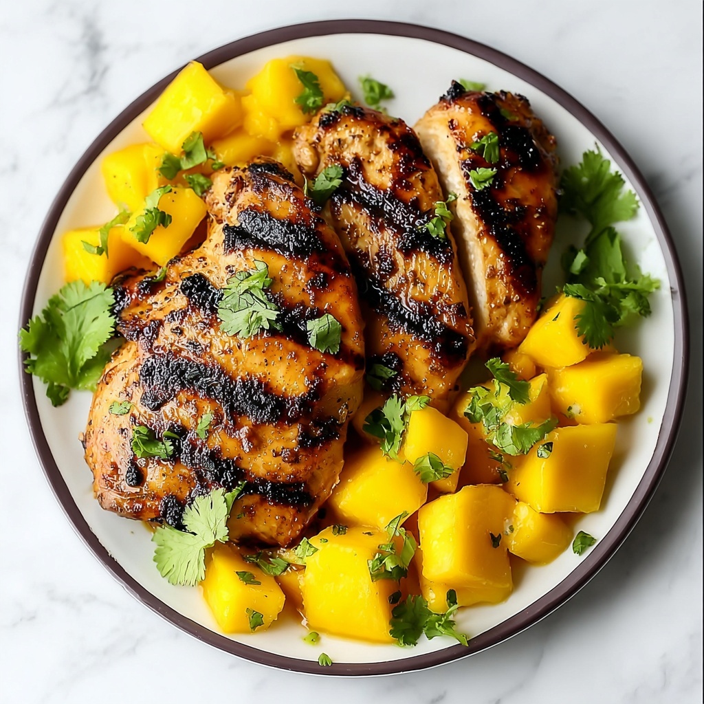 Grilled Mango Chicken Recipe - Recipe Image