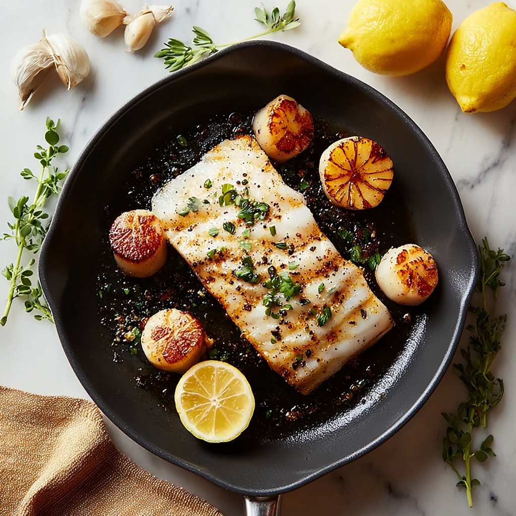Garlic Butter Cod Recipe - Recipe Image