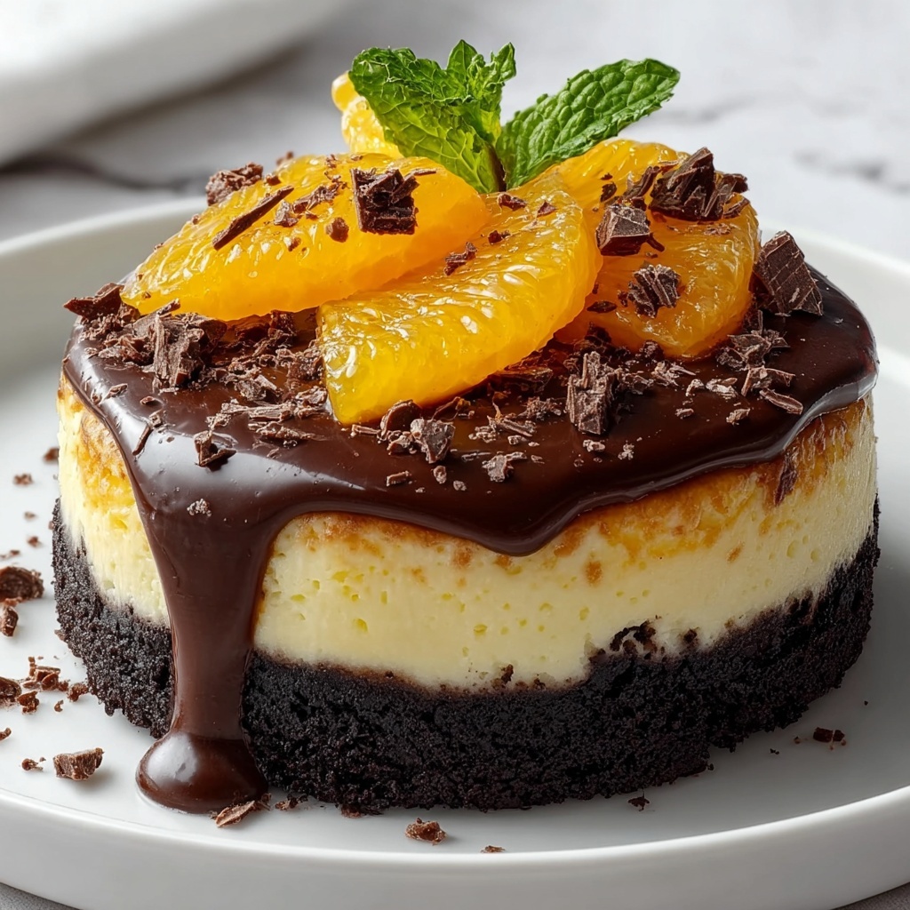 Chocolate Orange Cheesecake Recipe - Recipe Image
