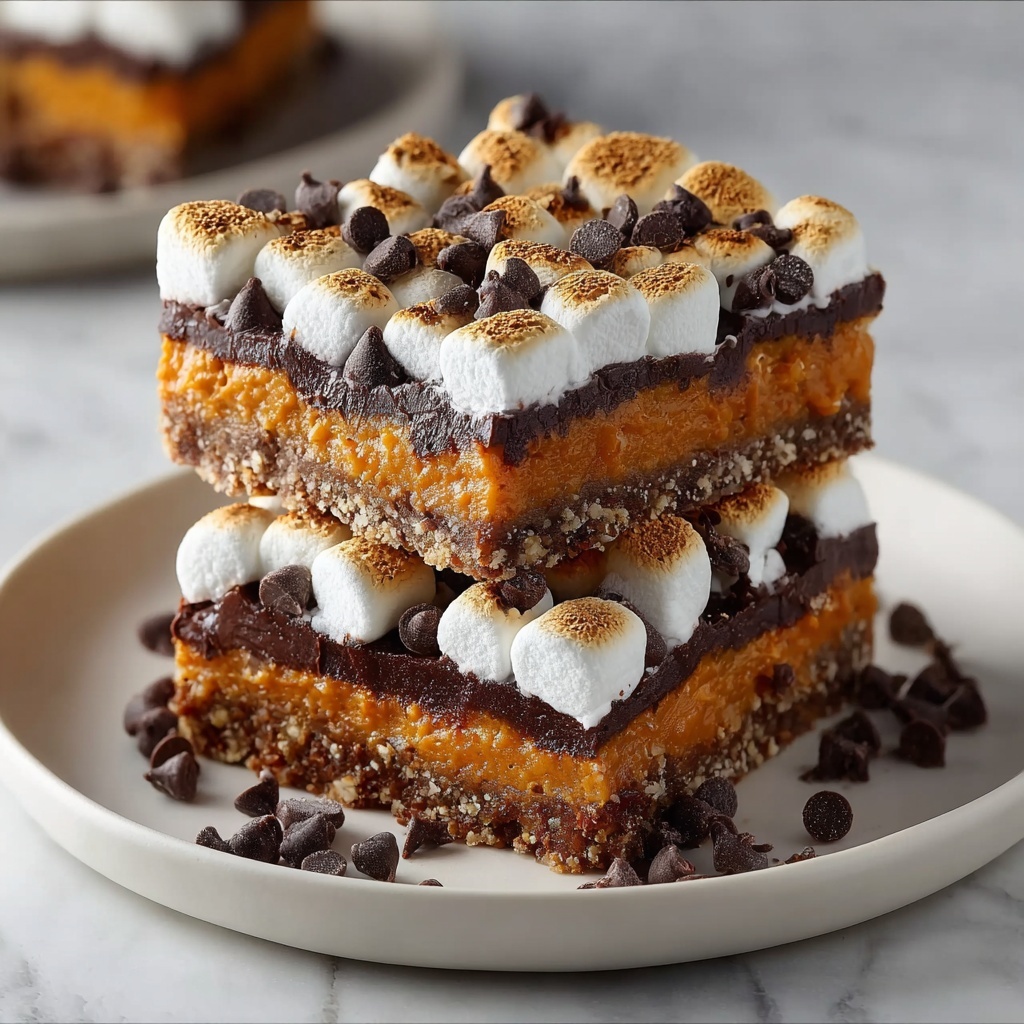 Pumpkin S'mores Bars Recipe - Recipe Image