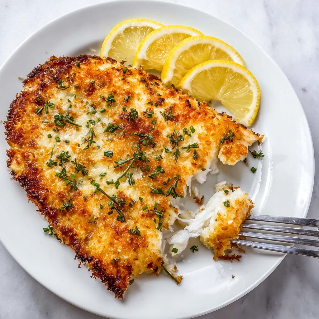 Crispy Baked Halibut Recipe - Recipe Image