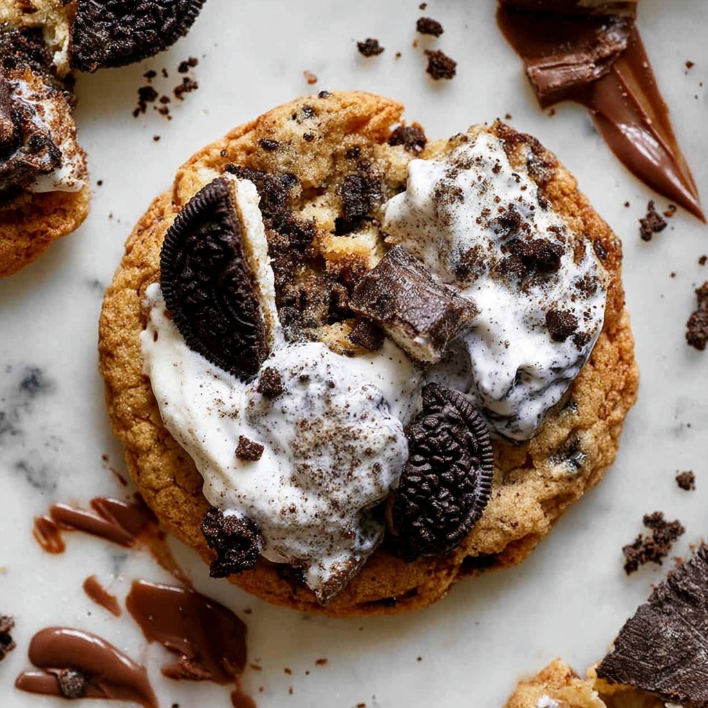 Chewy Cookies and Cream Cookies Recipe - Recipe Image