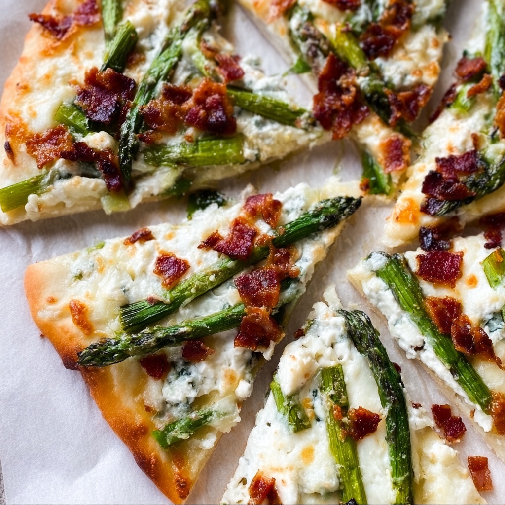 Asparagus, Bacon, & Feta Pizza Recipe - Recipe Image
