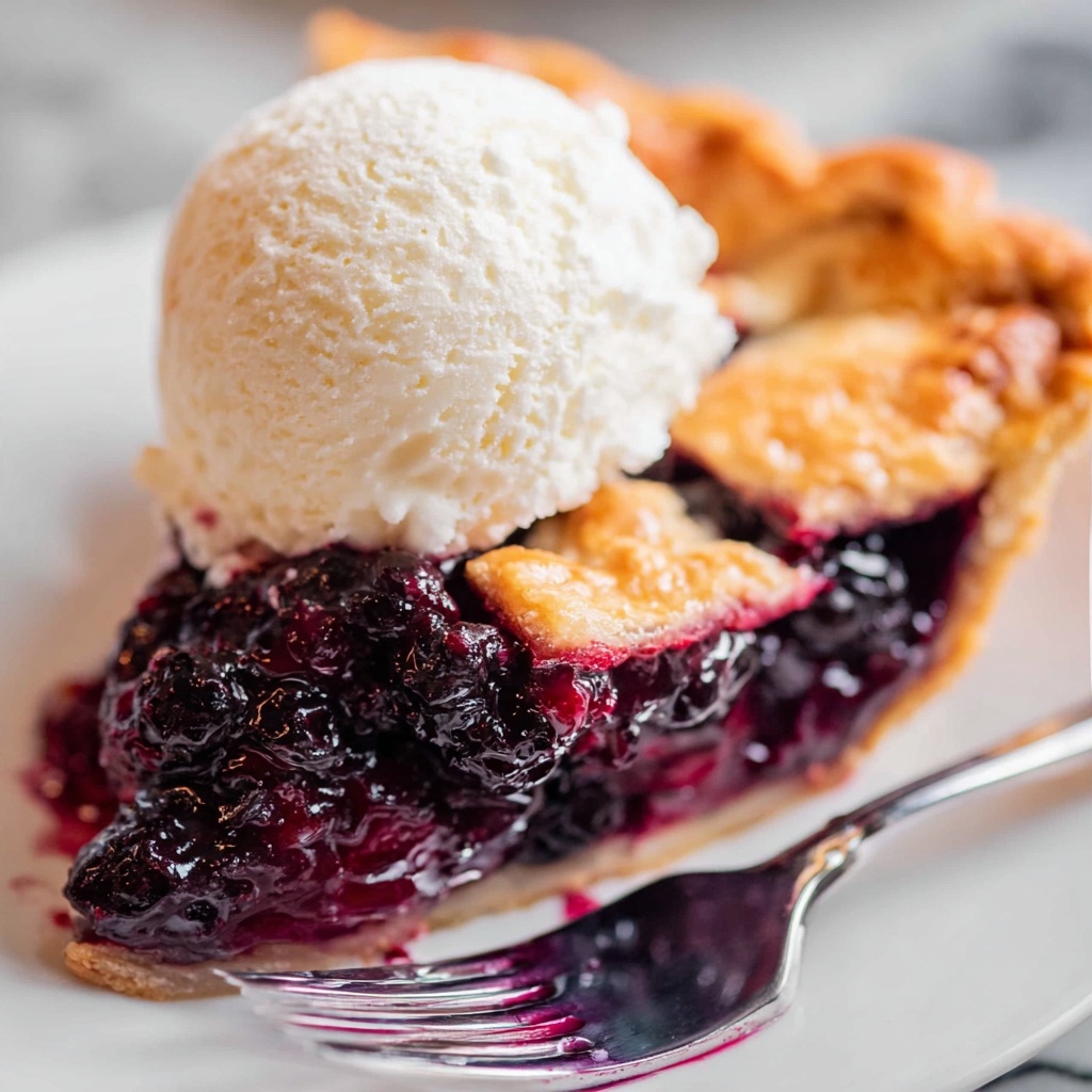 Grandma Georgia's Blackberry Pie Recipe - Recipe Image