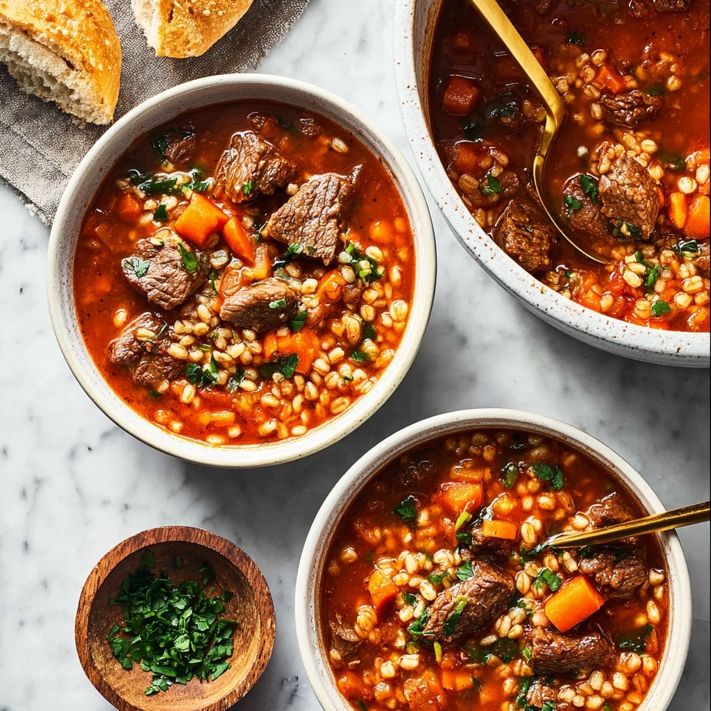 Hearty Beef and Barley Soup Recipe - Recipe Image