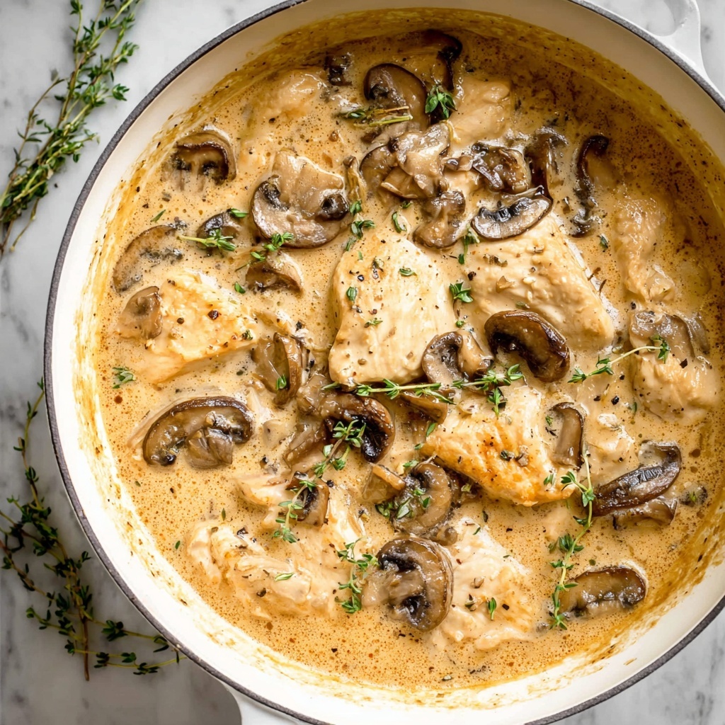 Creamy Mushroom Chicken Recipe - Recipe Image