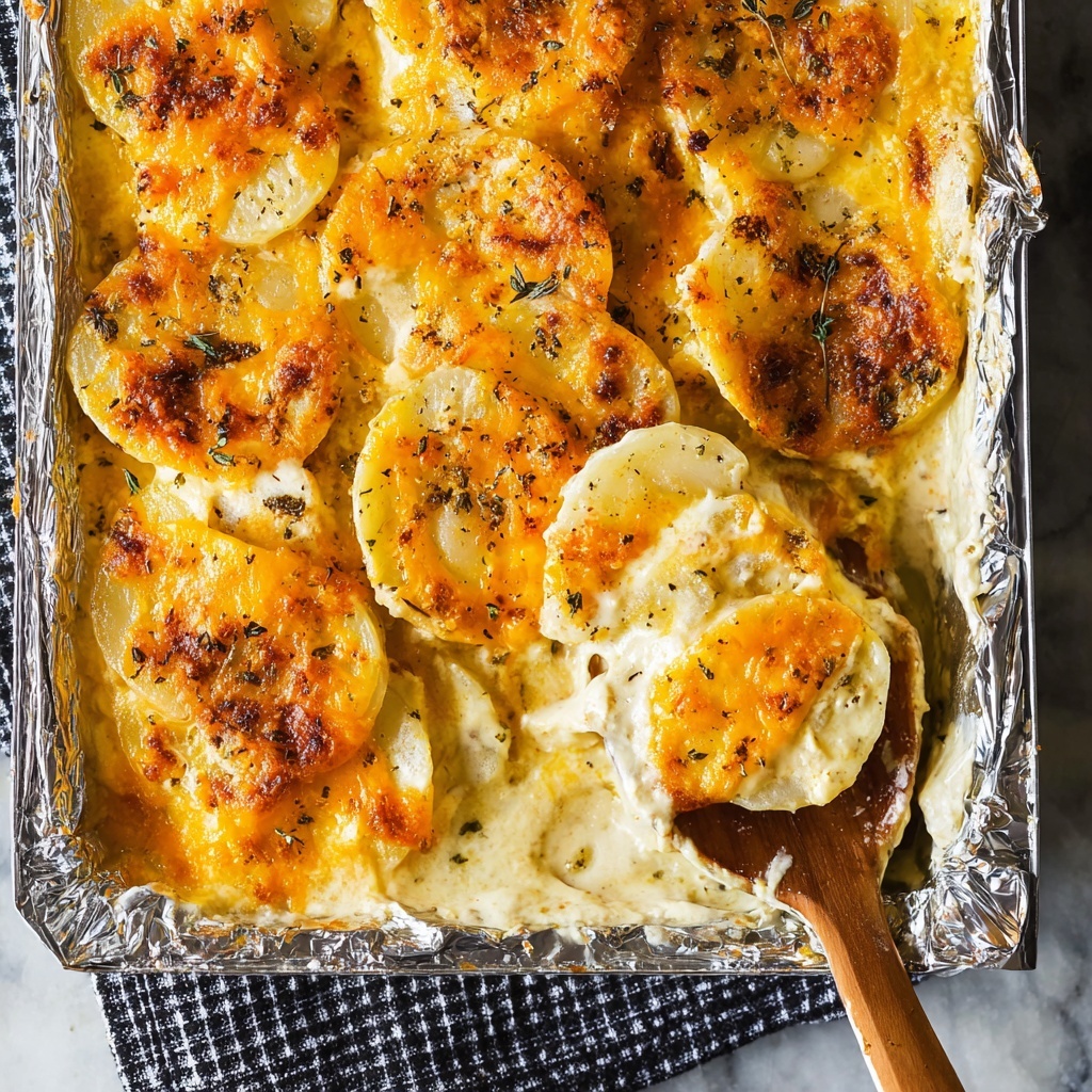 Sheet Pan Scalloped Potatoes Recipe - Recipe Image