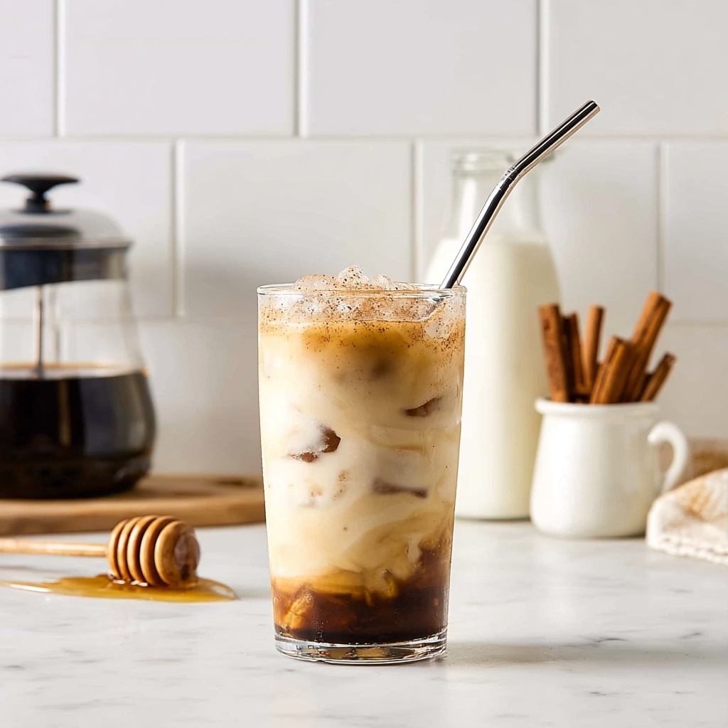 Iced Honey Cinnamon Latte Recipe - Recipe Image
