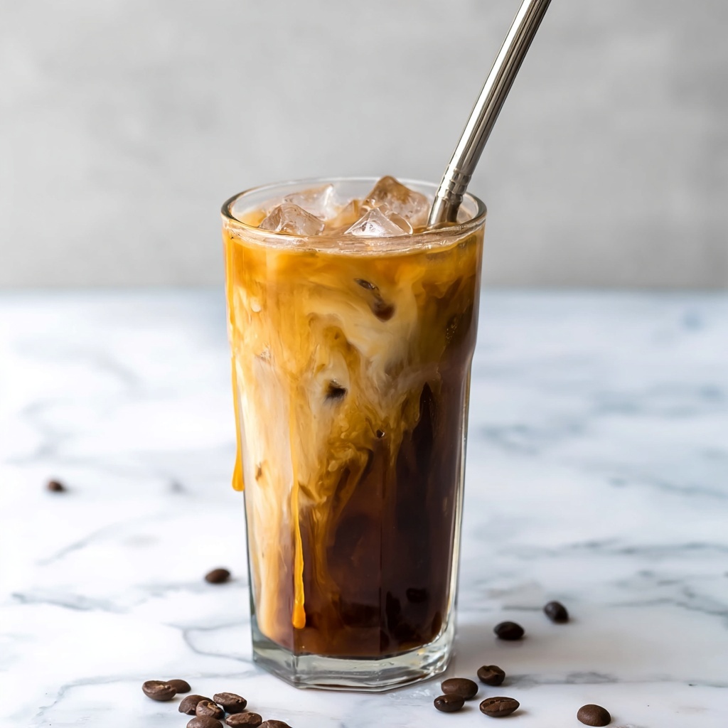 Iced Honey Almondmilk Flat White Recipe - Recipe Image
