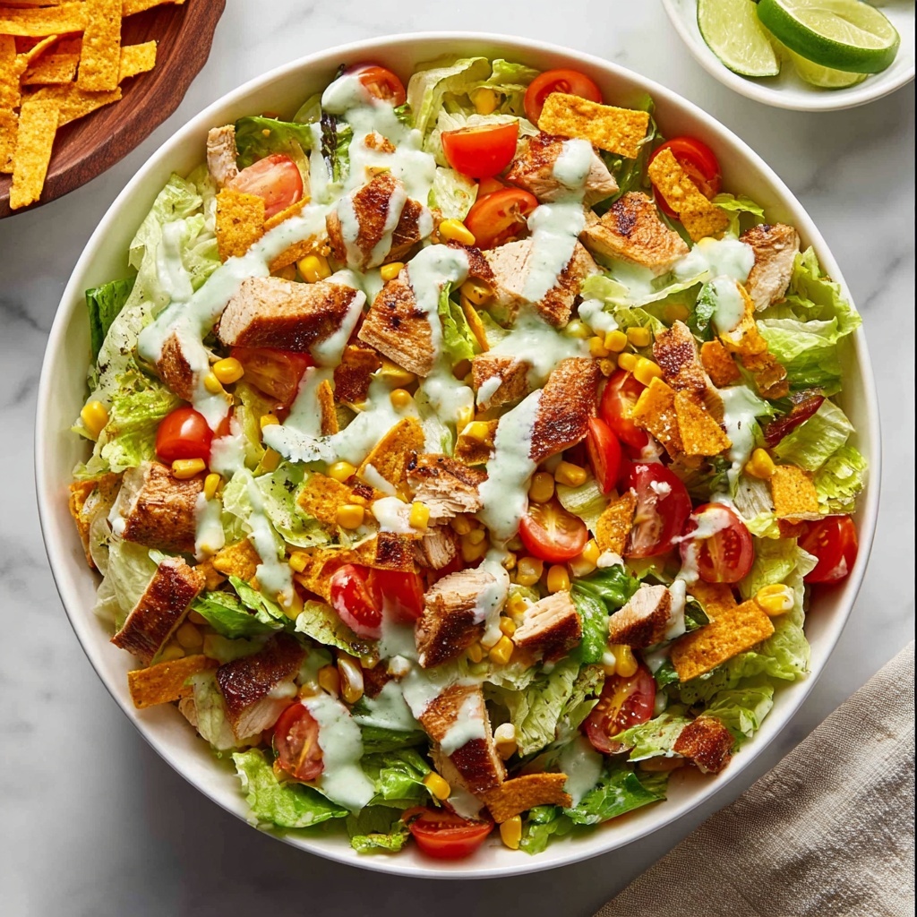 Southwest Salad with Cilantro Ranch Dressing Recipe - Recipe Image