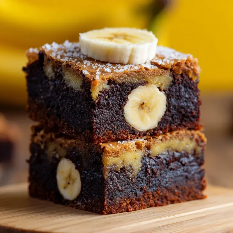 Banana Bread Brownies Recipe