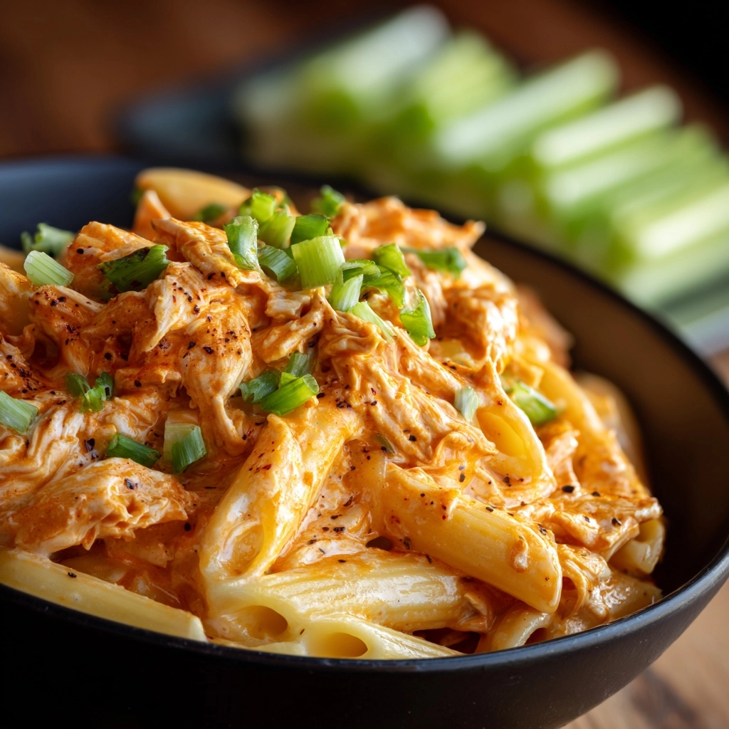 Buffalo Chicken Pasta Recipe - Recipe Image
