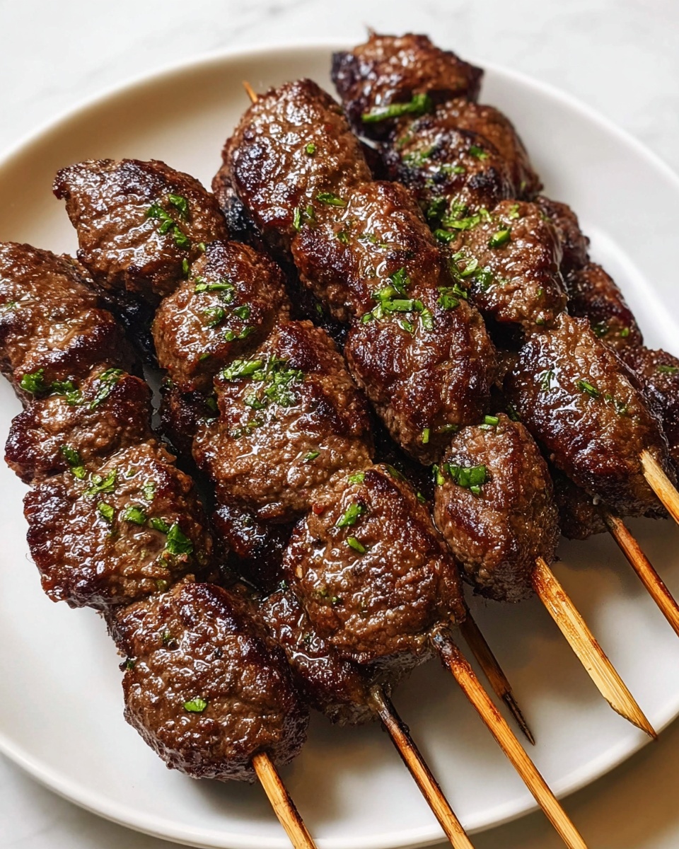 Grilled and Air-Fried Kofta Kebabs with Tzatziki and Greek Salad Recipe - Recipe Image