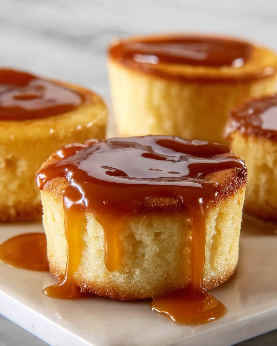 Velvety Caramel Flan Muffins Recipe - Recipe Image